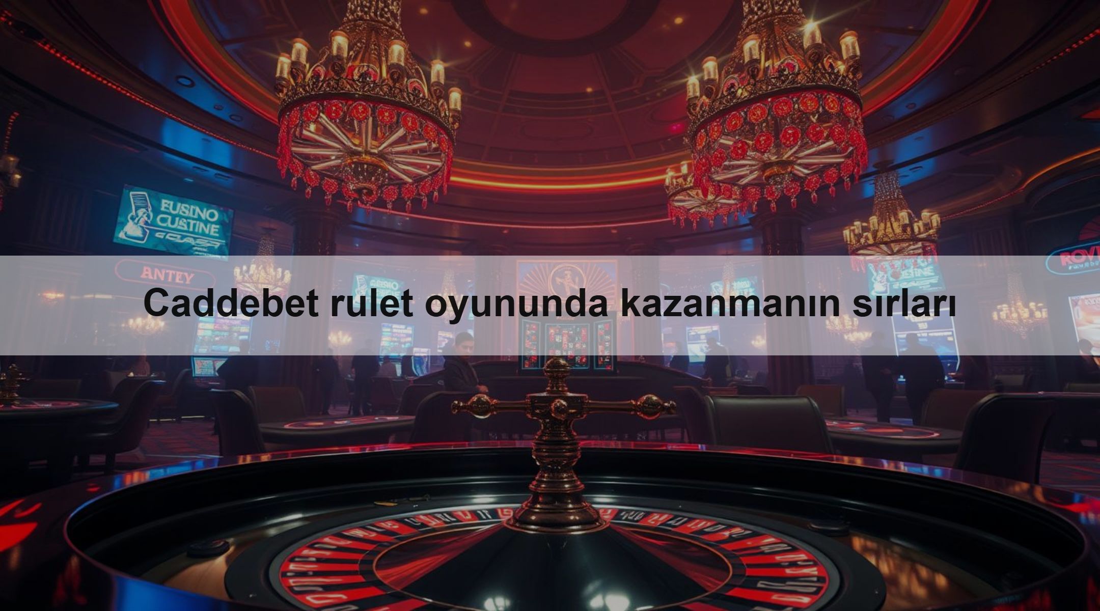 Caddebet rulet oyununda kazanmanın sırları 1 Caddebet rulet oyununda kazanmanın sırları